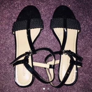 Short black heels. U.S Size 7.5